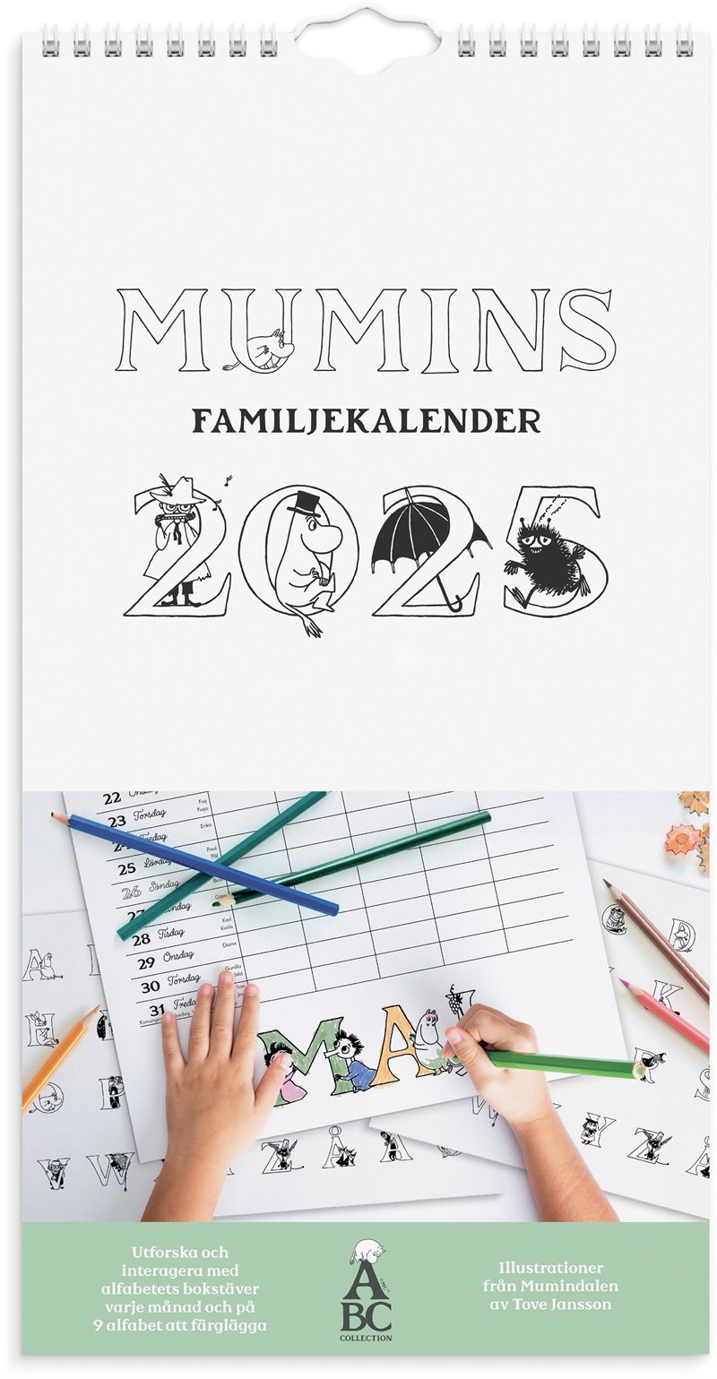 Familjekalender 2025 Mumin