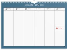 Väggkalender 24/25 Veckoplan